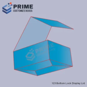 1-2-3 Bottom Lock Display Lid