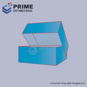 4-Corner Tray with Hinged Lid