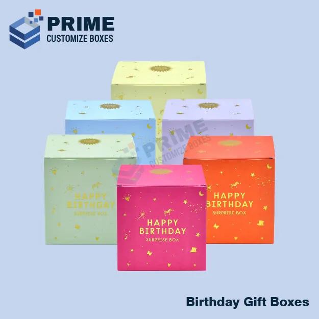 Custom Birthday Gift Boxes