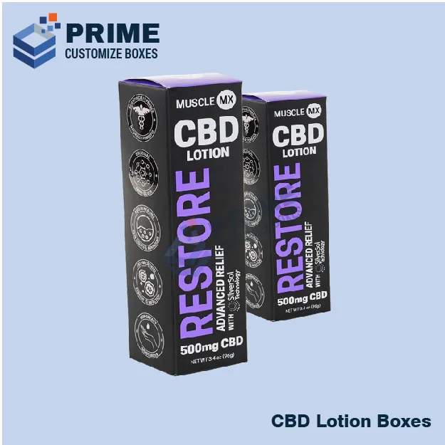 Custom CBD Lotion Boxes