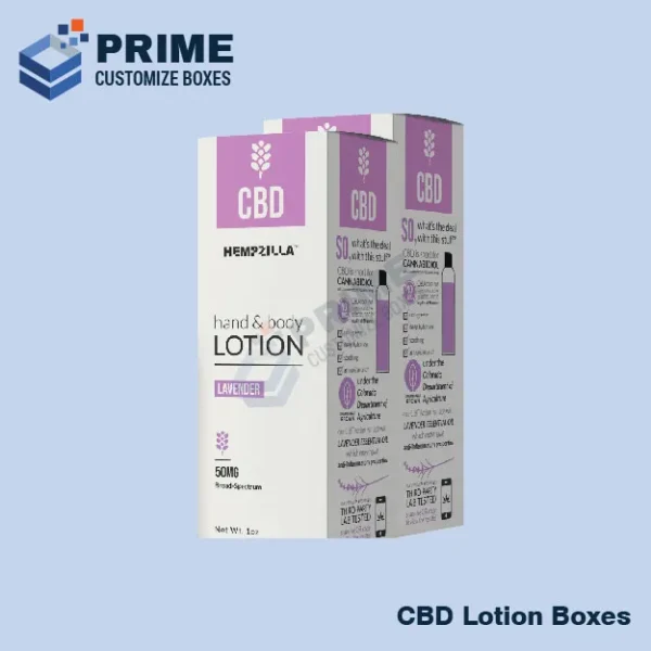 Custom CBD Lotion Boxes