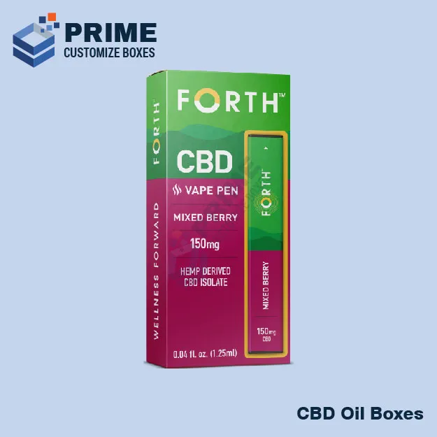 Custom CBD Oil Boxes