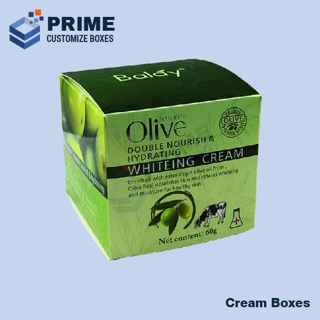 Custom Cream Boxes