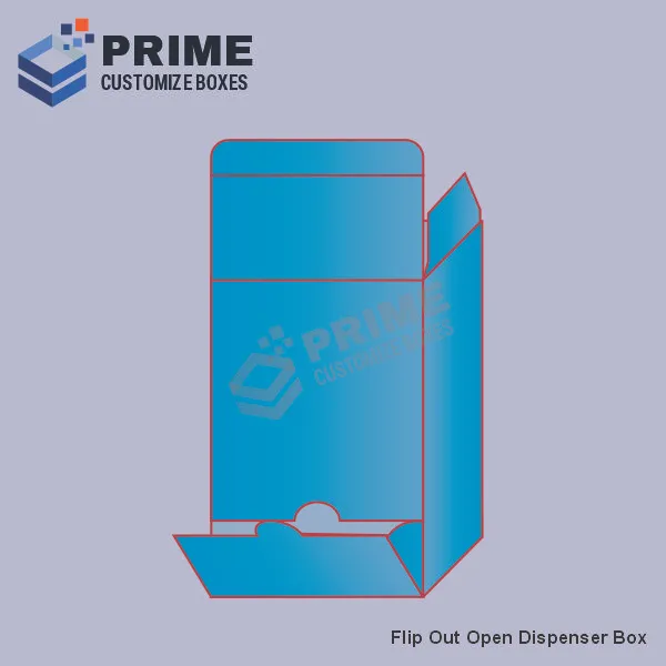 Flip Out Open Dispenser Box