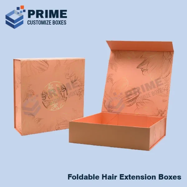Custom Foldable Hair Extension Boxes 4