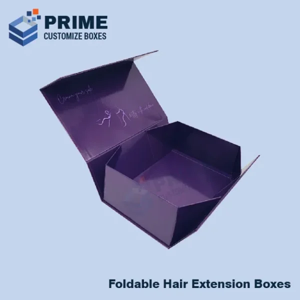Custom Foldable Hair Extension Boxes 5
