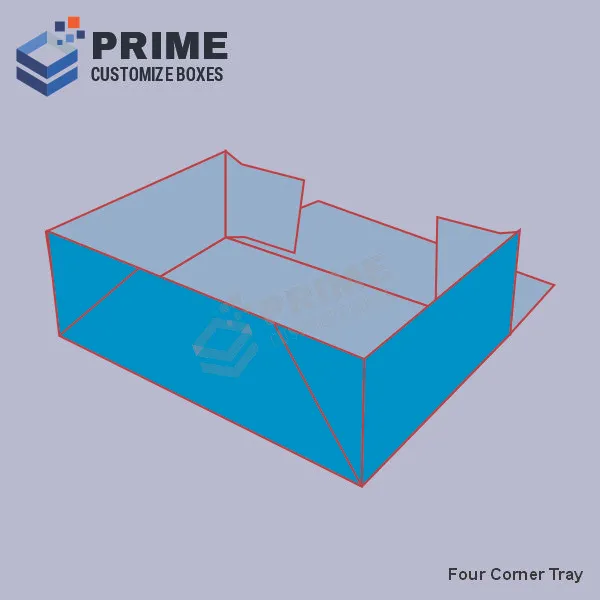 Four Corner Tray Boxes