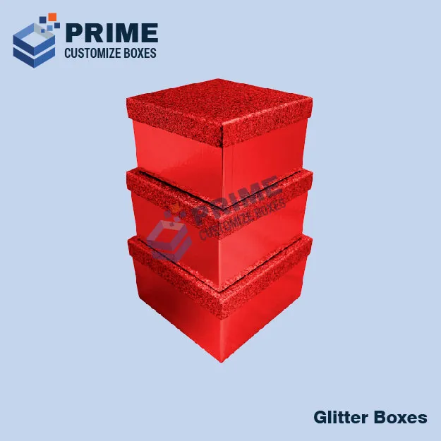 Custom Glitter Boxes