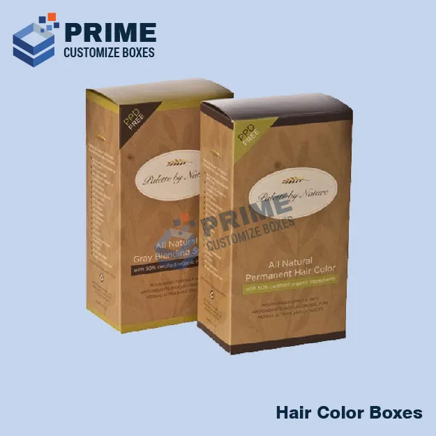 Custom Hair Color Boxes