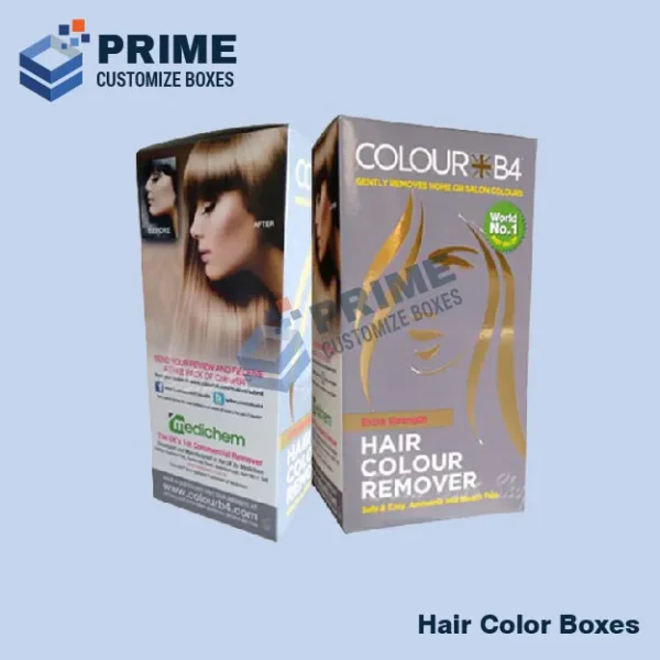 Custom Hair Color Boxes