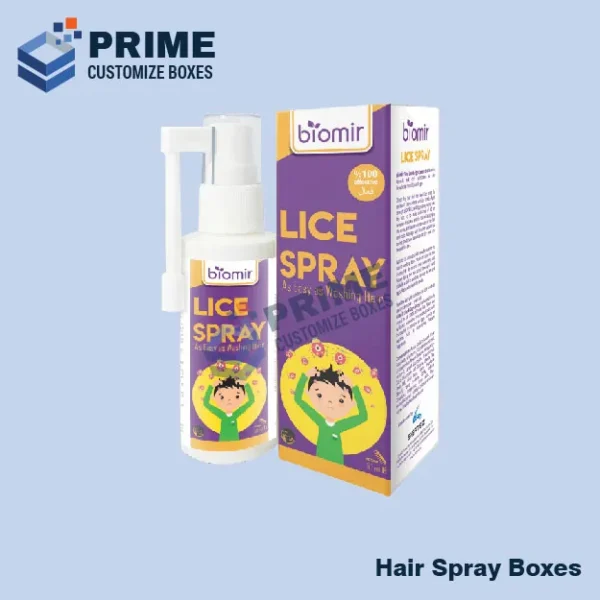 Custom Hairspray Boxes