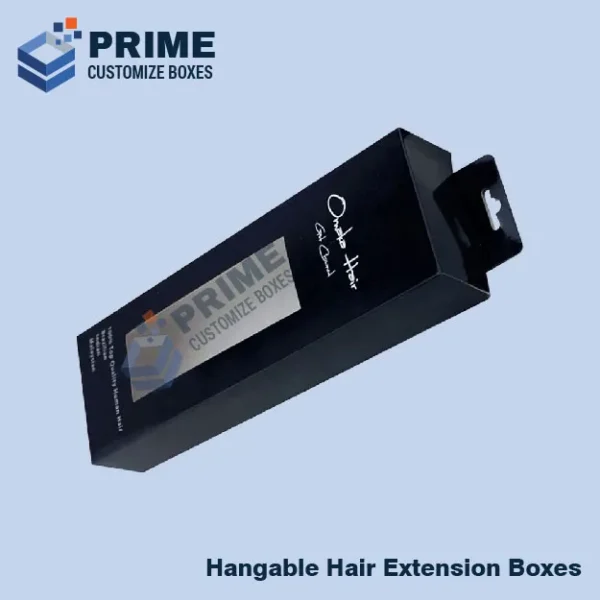 Custom Hangable Hair Extension Boxes