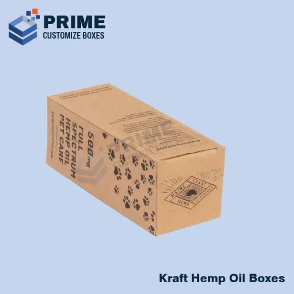 Custom Kraft Hemp Oil Boxes 5