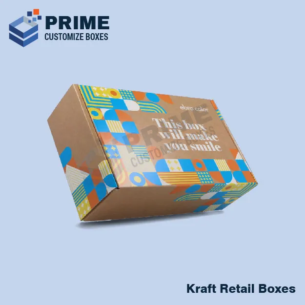 Custom Kraft Retail Boxes