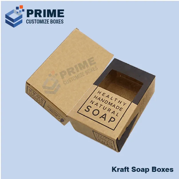 Custom Kraft Soap Boxes