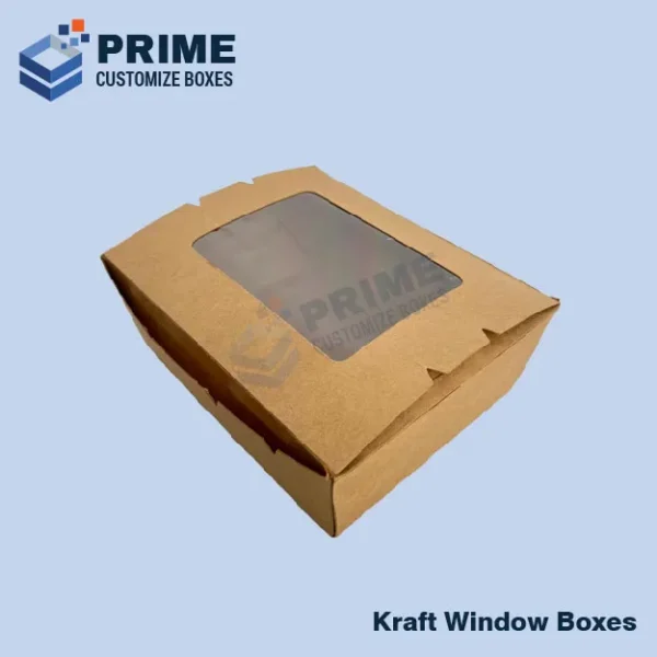 Custom Kraft Window Boxes 2