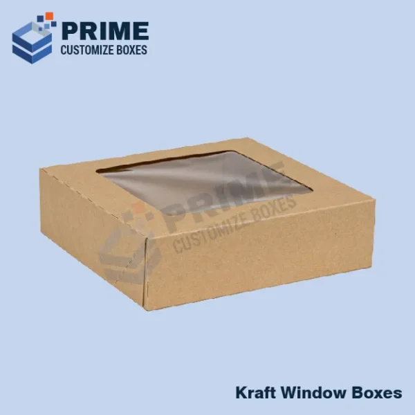 Custom Kraft Window Boxes 3