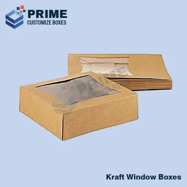 Custom Kraft Window Boxes 4