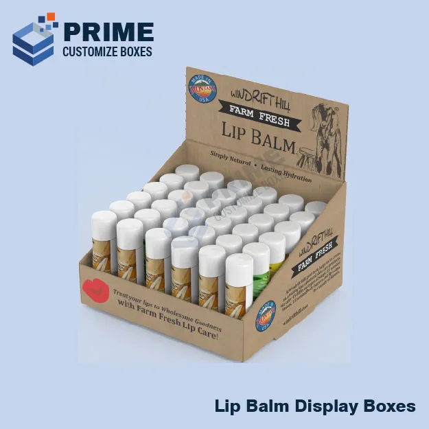 Custom Lip Balm Display Boxes