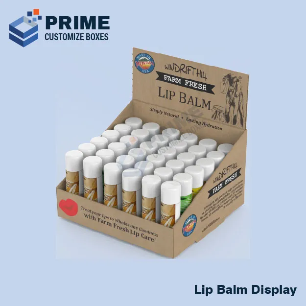 Custom Lip Balm Display Boxes