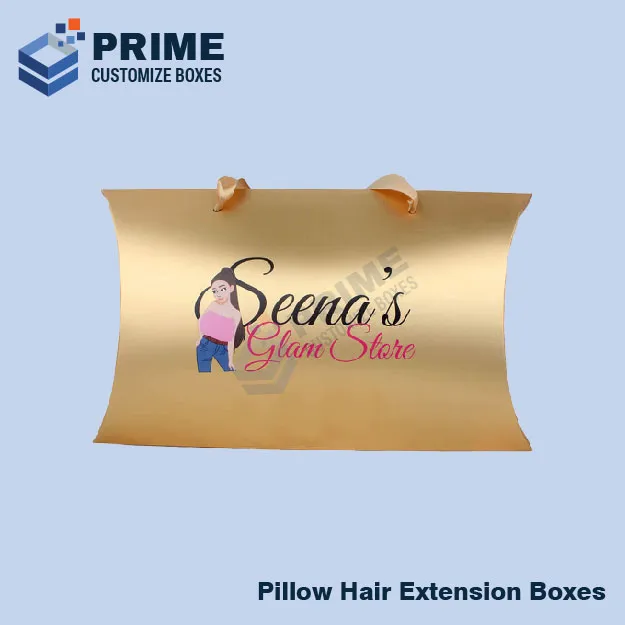 Custom Pillow Hair Extension Boxes