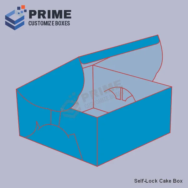 Self Lock Cake Box
