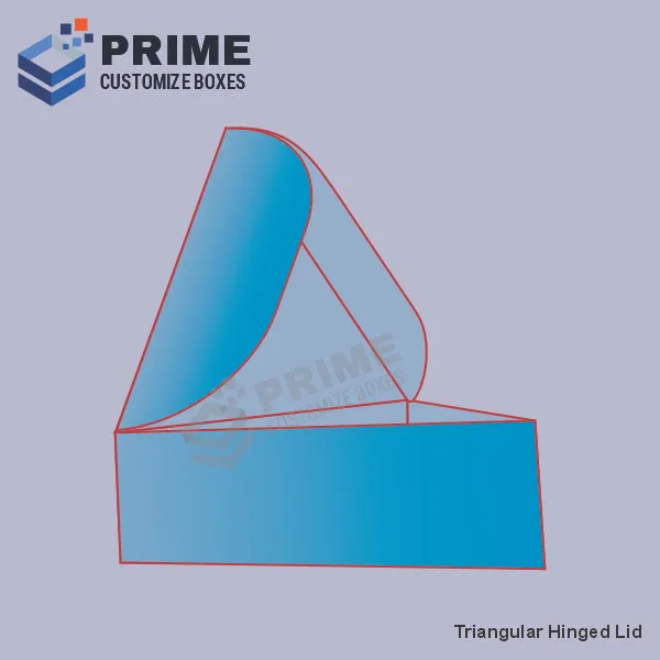 Triangular Hinged Lid