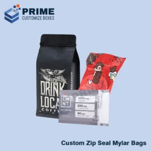 Custom Zip Seal Mylar Bags