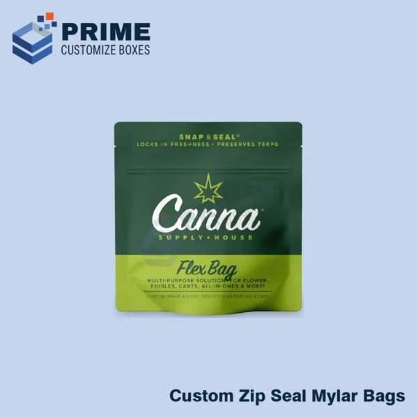 Custom Zip Seal Mylar Bags 2