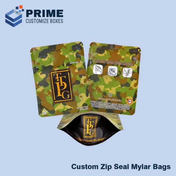 Custom Zip Seal Mylar Bags 3