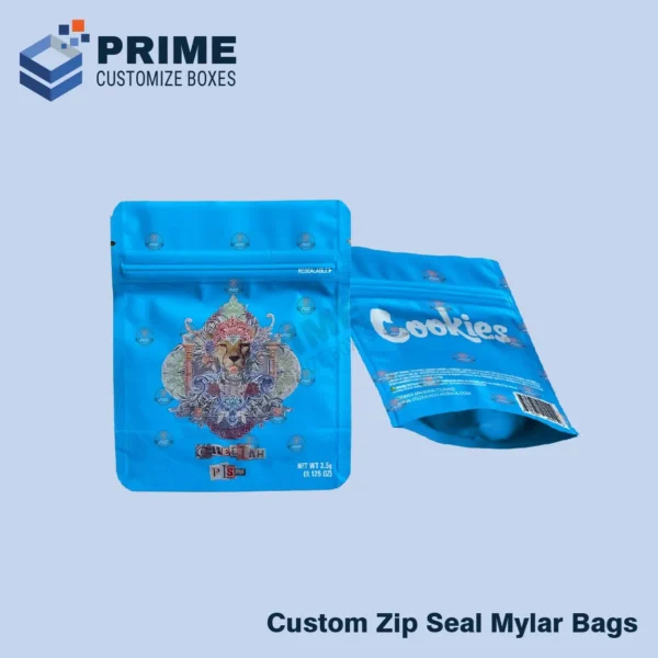Custom Zip Seal Mylar Bags 5