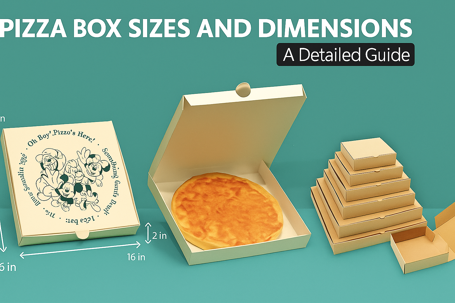 Pizza Box Sizes and Dimensions: A Detailed Guide