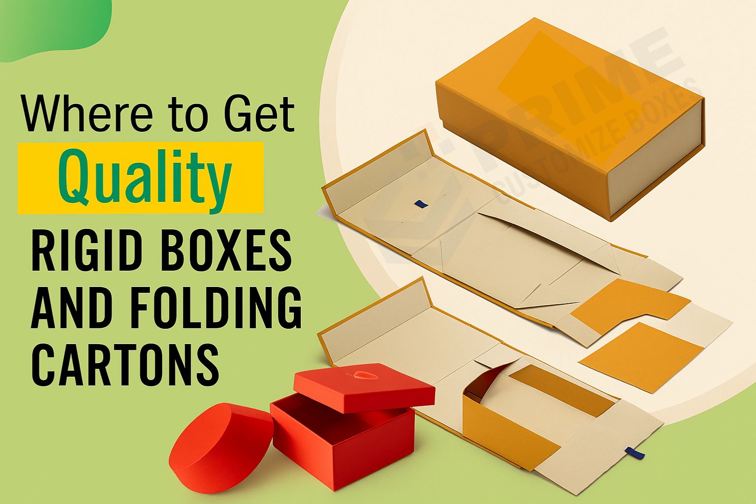 Where to Get Quality Rigid Boxes and Folding Cartons